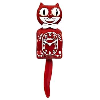 キットキャットクロック　ブラック キットキャット デジタルデスククロック ブラック(デスク